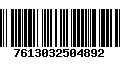 Código de Barras 7613032504892