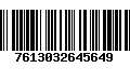 Código de Barras 7613032645649