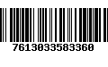 Código de Barras 7613033583360