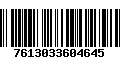 Código de Barras 7613033604645