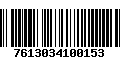 Código de Barras 7613034100153