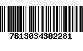 Código de Barras 7613034302281