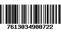 Código de Barras 7613034900722