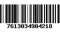 Código de Barras 7613034904218