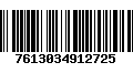 Código de Barras 7613034912725