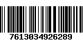 Código de Barras 7613034926289