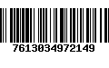 Código de Barras 7613034972149