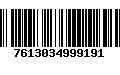 Código de Barras 7613034999191