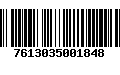 Código de Barras 7613035001848