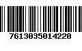 Código de Barras 7613035014220