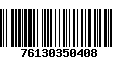 Código de Barras 76130350408