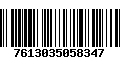 Código de Barras 7613035058347