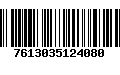 Código de Barras 7613035124080