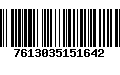 Código de Barras 7613035151642