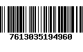 Código de Barras 7613035194960