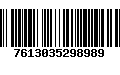 Código de Barras 7613035298989