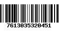 Código de Barras 7613035320451