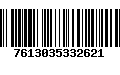 Código de Barras 7613035332621