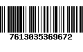 Código de Barras 7613035369672