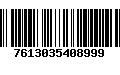 Código de Barras 7613035408999