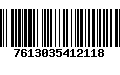 Código de Barras 7613035412118