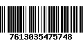 Código de Barras 7613035475748