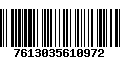 Código de Barras 7613035610972