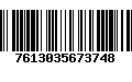 Código de Barras 7613035673748