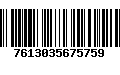 Código de Barras 7613035675759