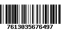 Código de Barras 7613035676497