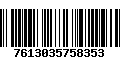 Código de Barras 7613035758353