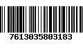 Código de Barras 7613035803183