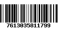 Código de Barras 7613035811799