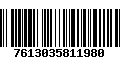 Código de Barras 7613035811980