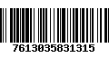 Código de Barras 7613035831315