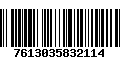 Código de Barras 7613035832114