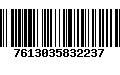 Código de Barras 7613035832237