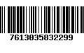 Código de Barras 7613035832299