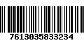 Código de Barras 7613035833234