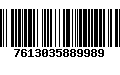 Código de Barras 7613035889989