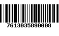 Código de Barras 7613035890008