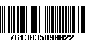 Código de Barras 7613035890022