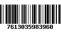 Código de Barras 7613035983960