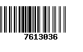 Código de Barras 7613036