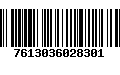 Código de Barras 7613036028301