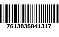 Código de Barras 7613036041317