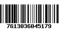 Código de Barras 7613036045179