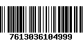 Código de Barras 7613036104999