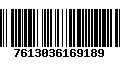 Código de Barras 7613036169189