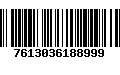 Código de Barras 7613036188999